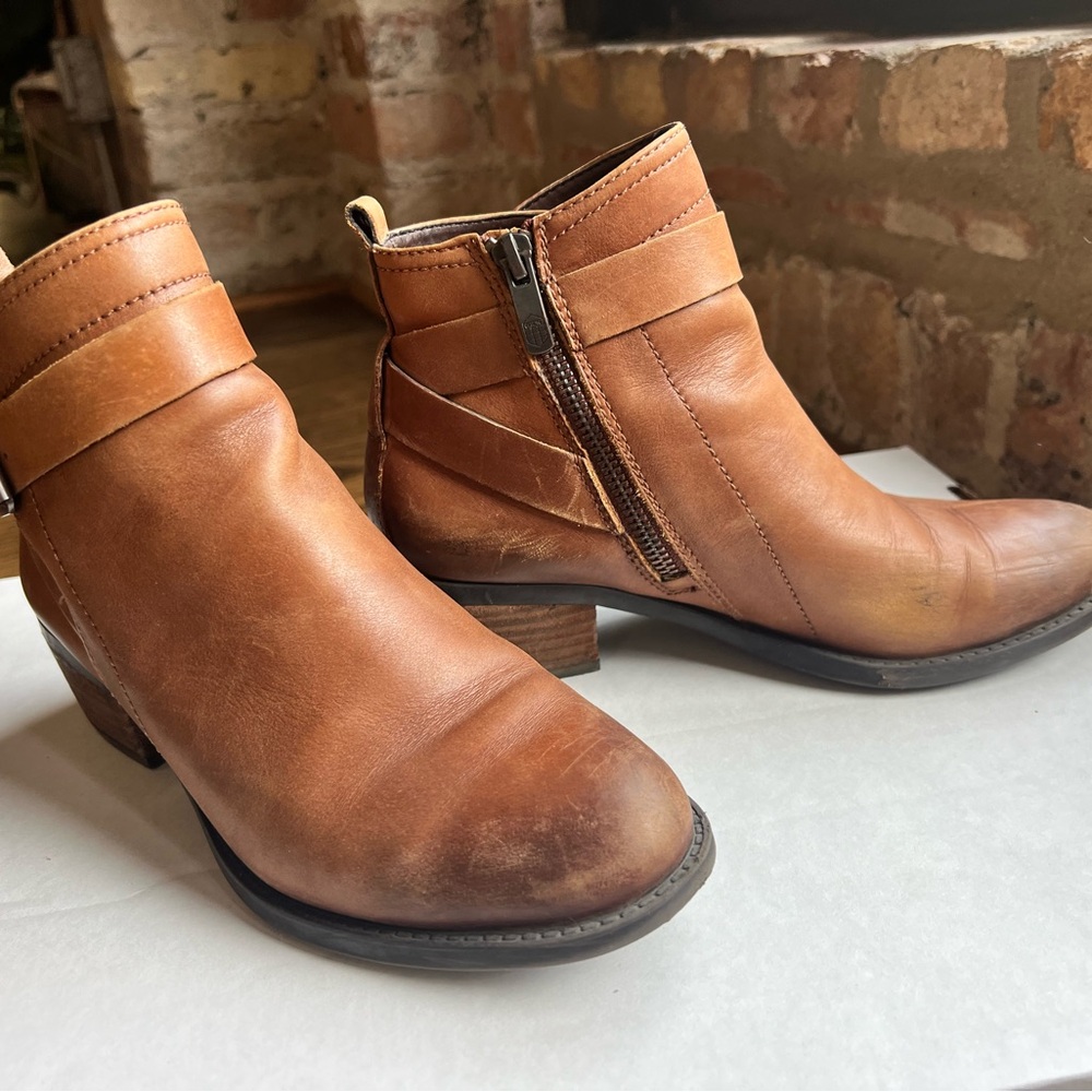 Vince Camuto Tan Ankle Boots